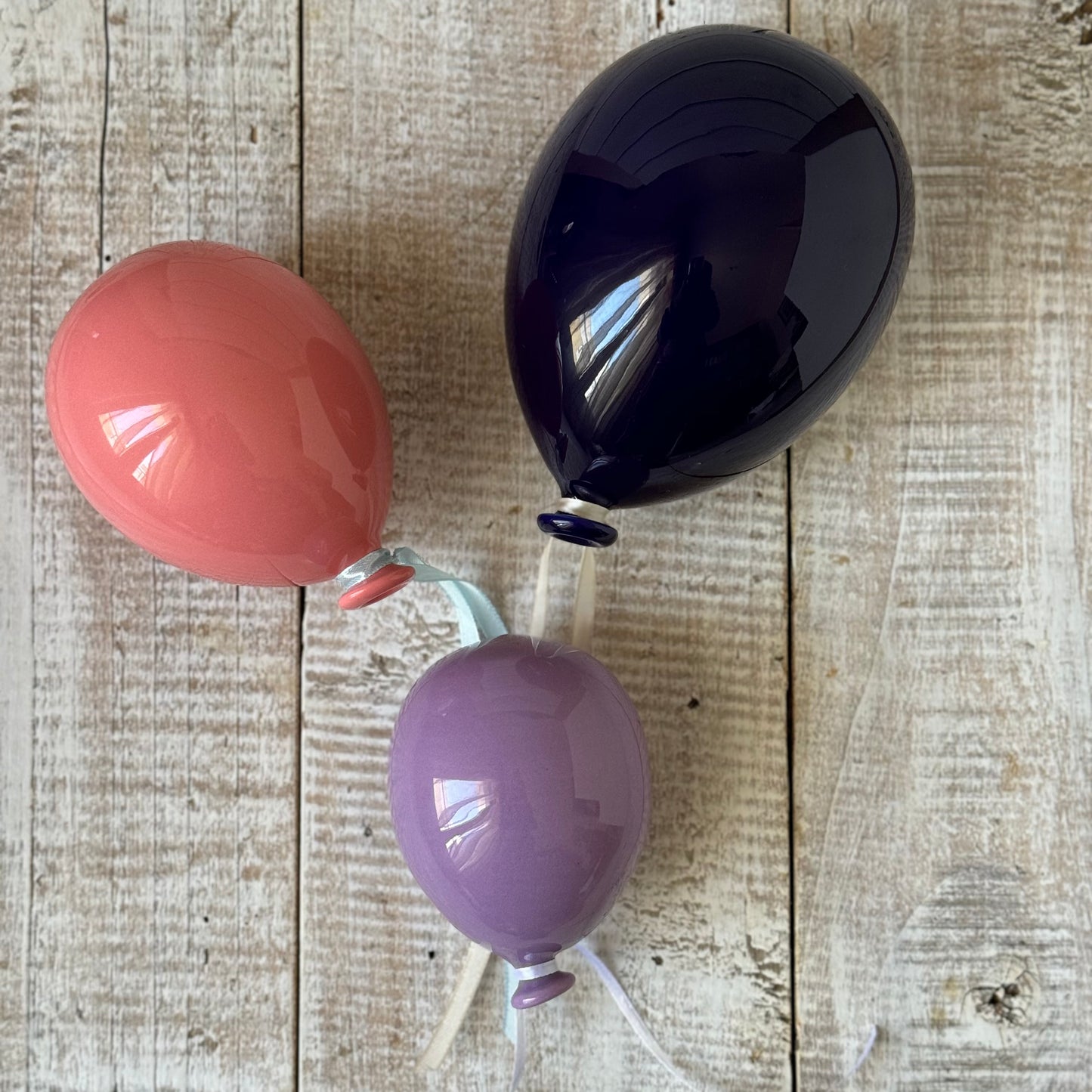 Set Palloncini in ceramica ceramic balloons| Gift for Kids| Baby Shower Balloons| Party Balloons