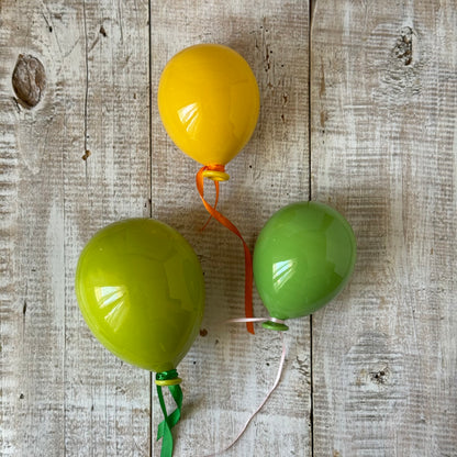 Set Palloncini in ceramica ceramic balloons| Gift for Kids| Baby Shower Balloons| Party Balloons